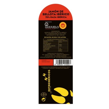 Jambon de bellota ibérique 75 % race...