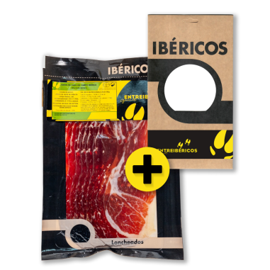 Jamón de Cebo de Campo Ibérico 50% raza ibérica - LONCHEADO 100 Gr.