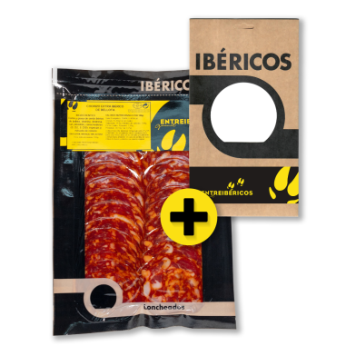 Chorizo Extra Ibérico de Bellota - LONCHEADO 100 Gr.