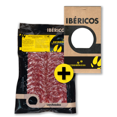 Saucisson ibérique de bellota SUPÉRIEUR - EN TRANCHES 100 gr.